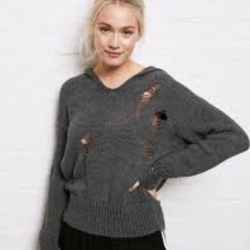 Dark grey sweater hoodie